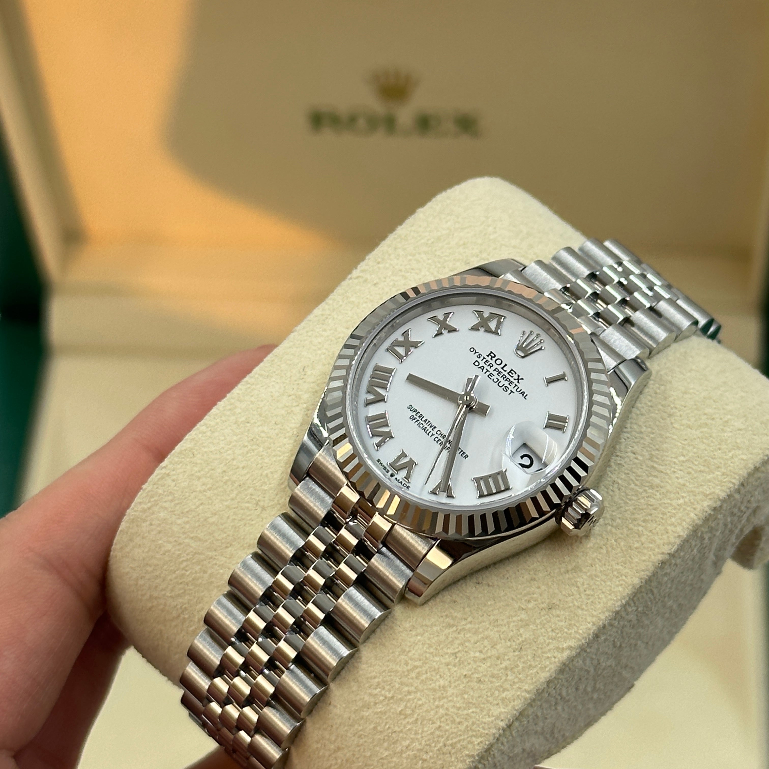 Rolex Datejust 31 278274 Weißes römisches Jubiläum 2025
