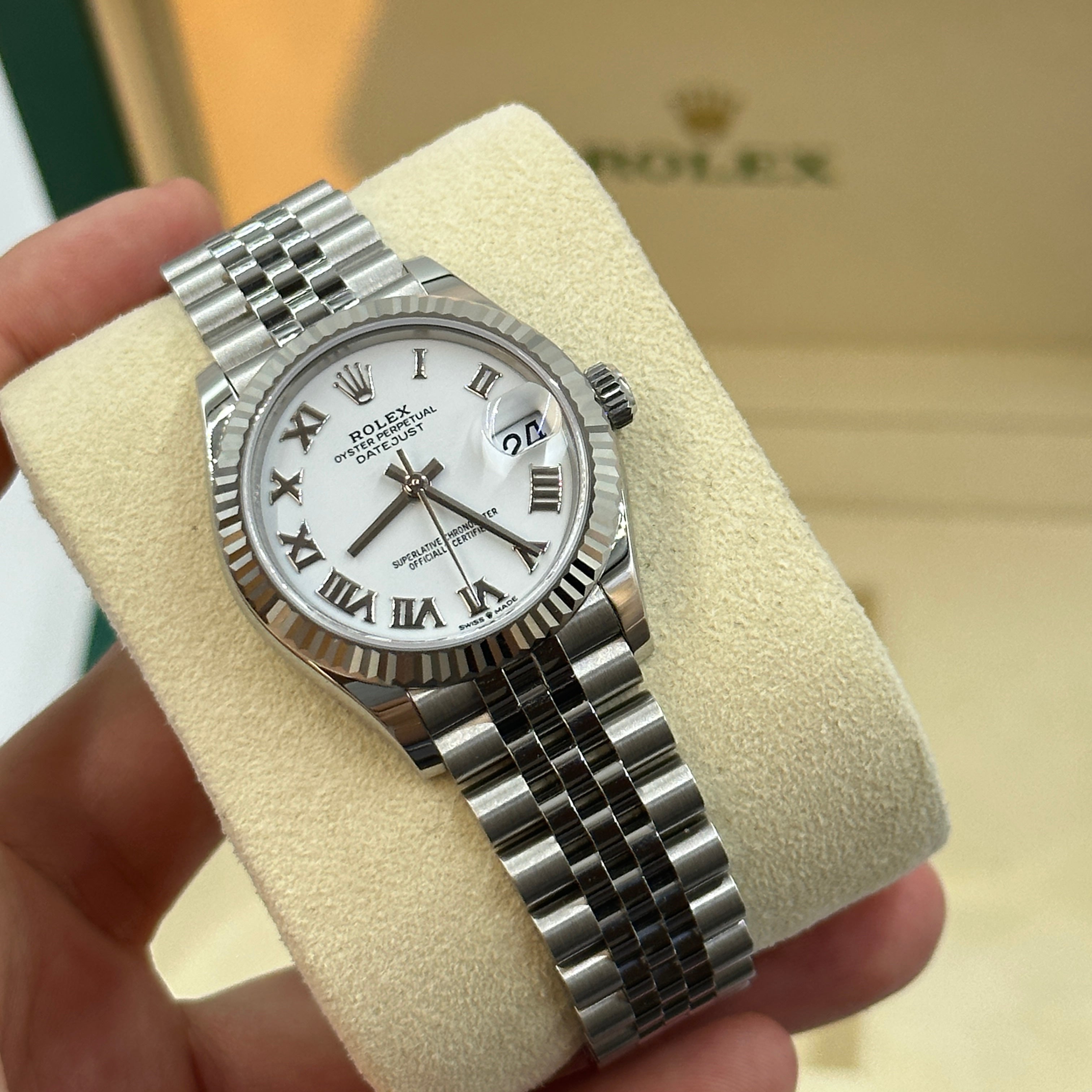 Rolex Datejust 31 278274 Weißes römisches Jubiläum 2025