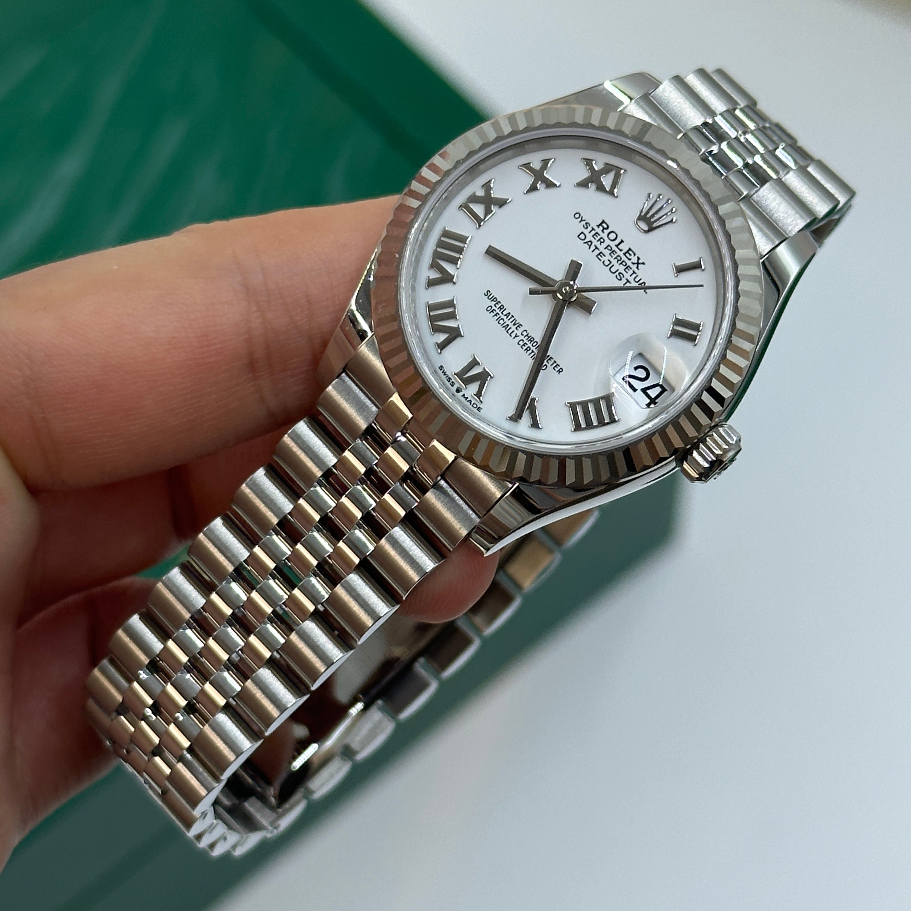 Rolex Datejust 31 278274 Weißes römisches Jubiläum 2025