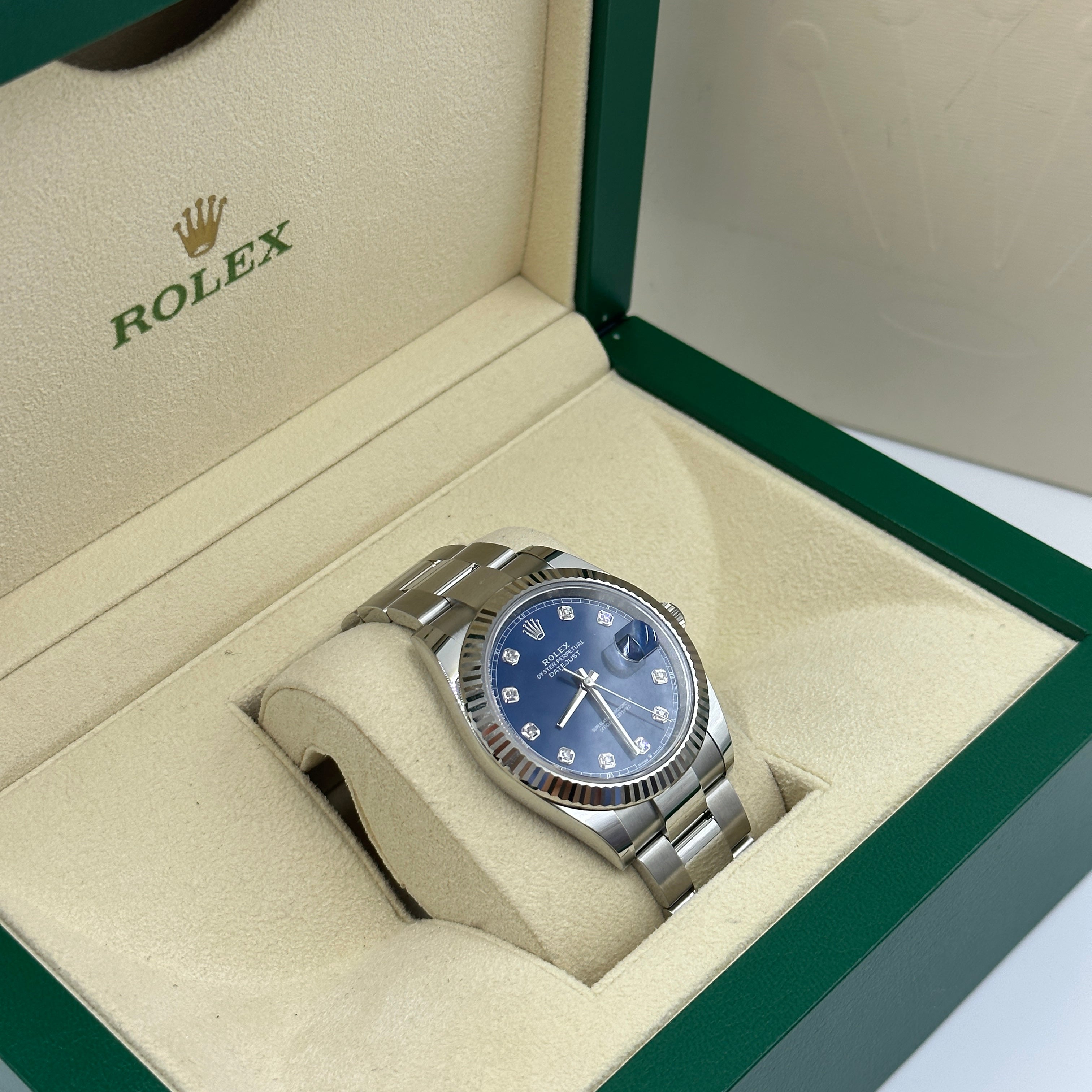 Rolex Datejust 41 126334G Blaue Auster 2024
