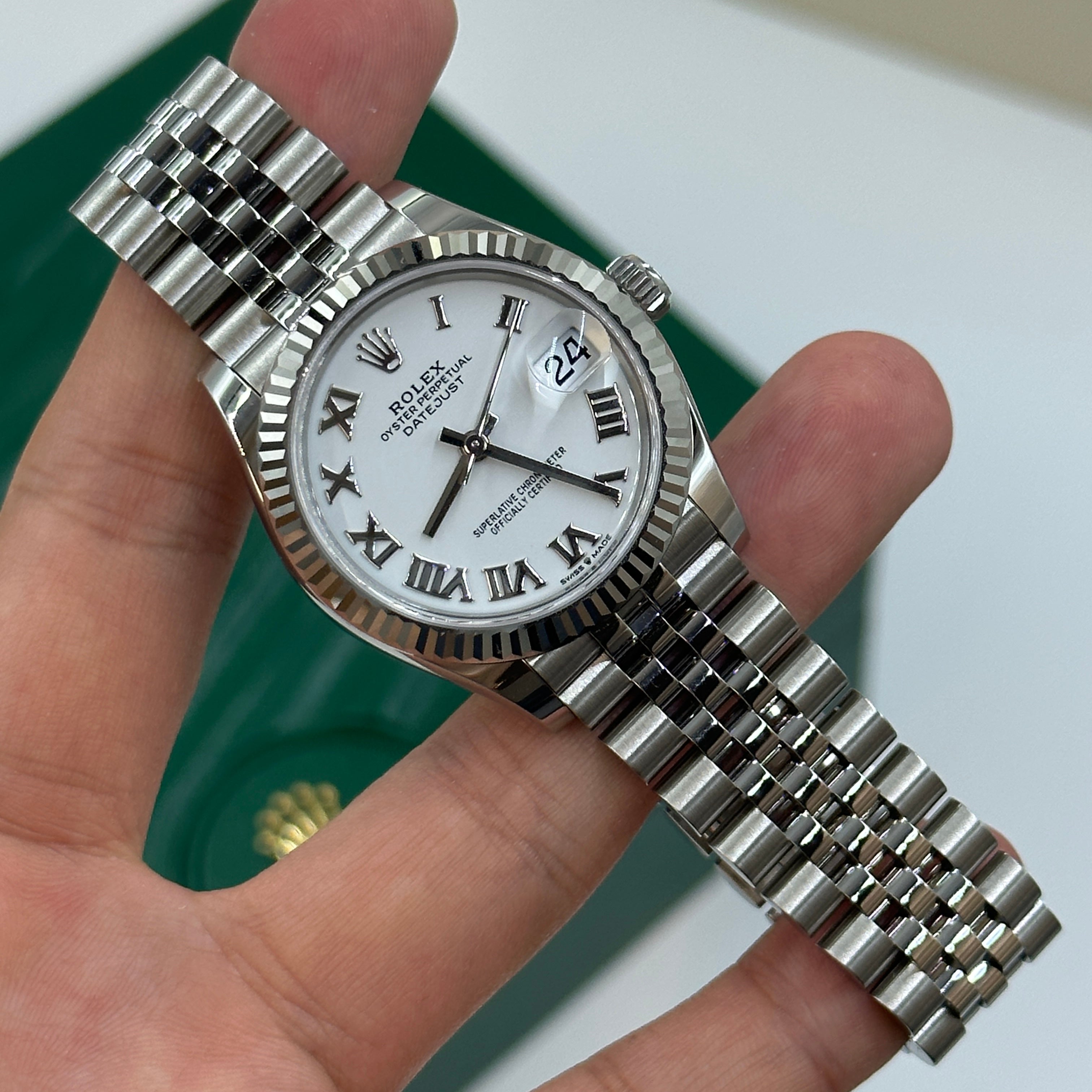 Rolex Datejust 31 278274 Weißes römisches Jubiläum 2025