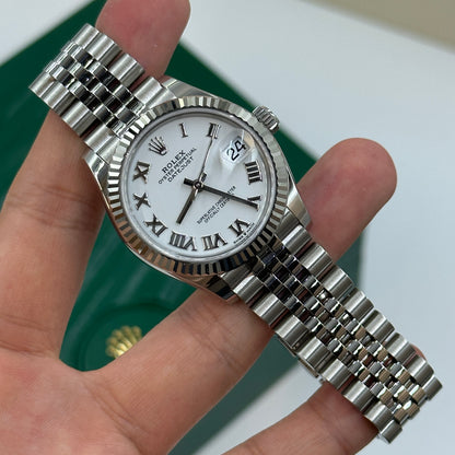 Rolex Datejust 31 278274 Weißes römisches Jubiläum 2025