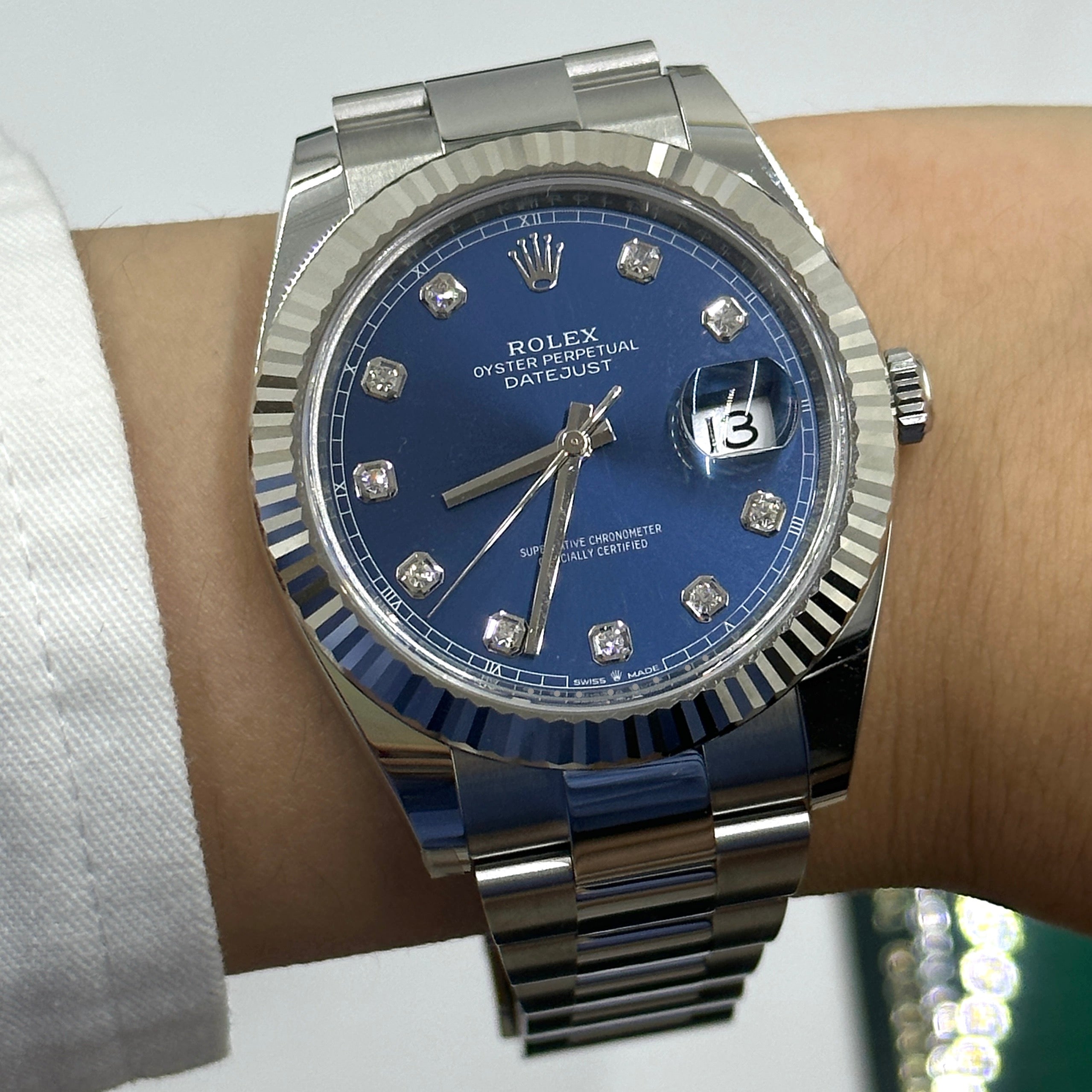 Rolex Datejust 41 126334G Blaue Auster 2024