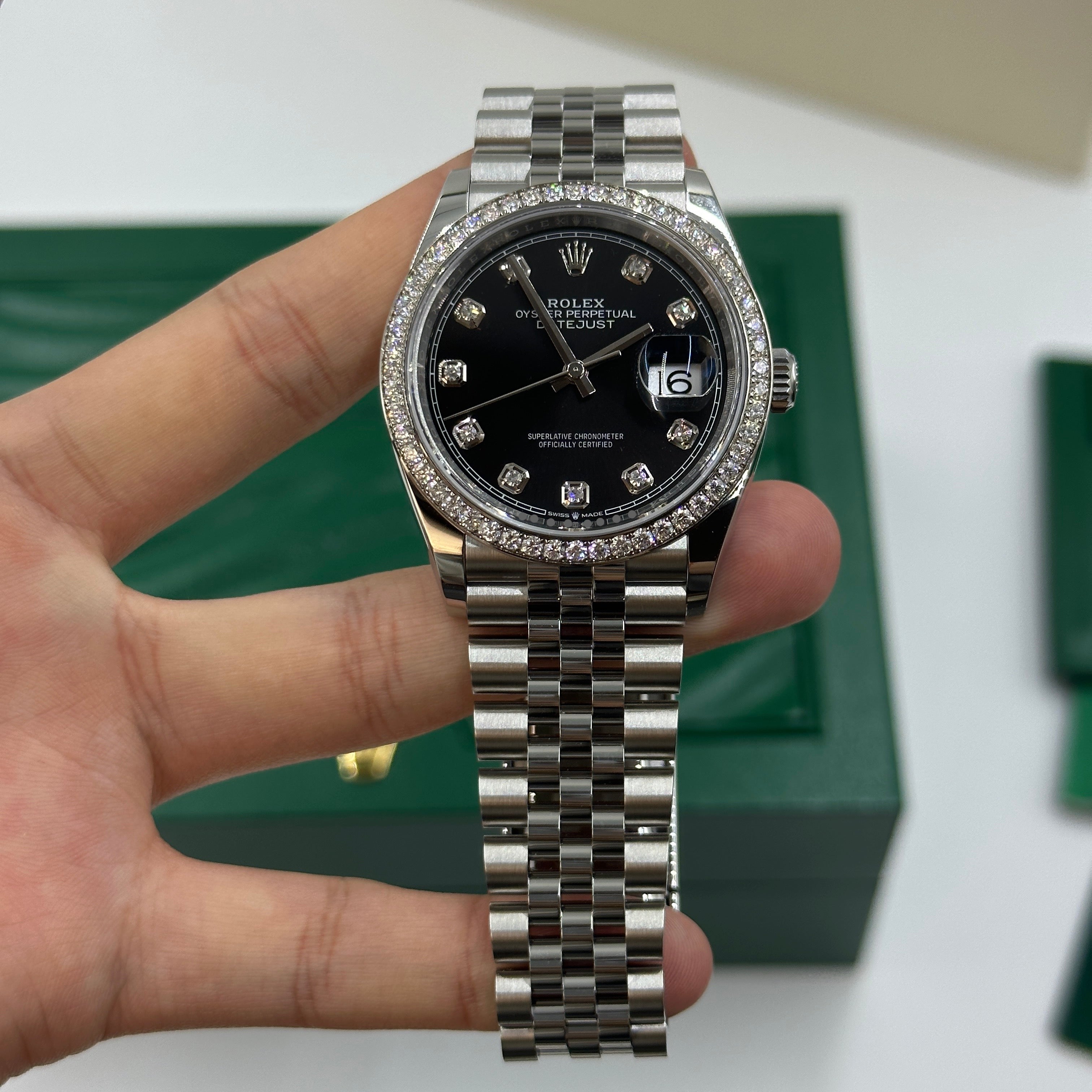 Rolex Datejust 36 126284RBR G Black Jubilee 2024