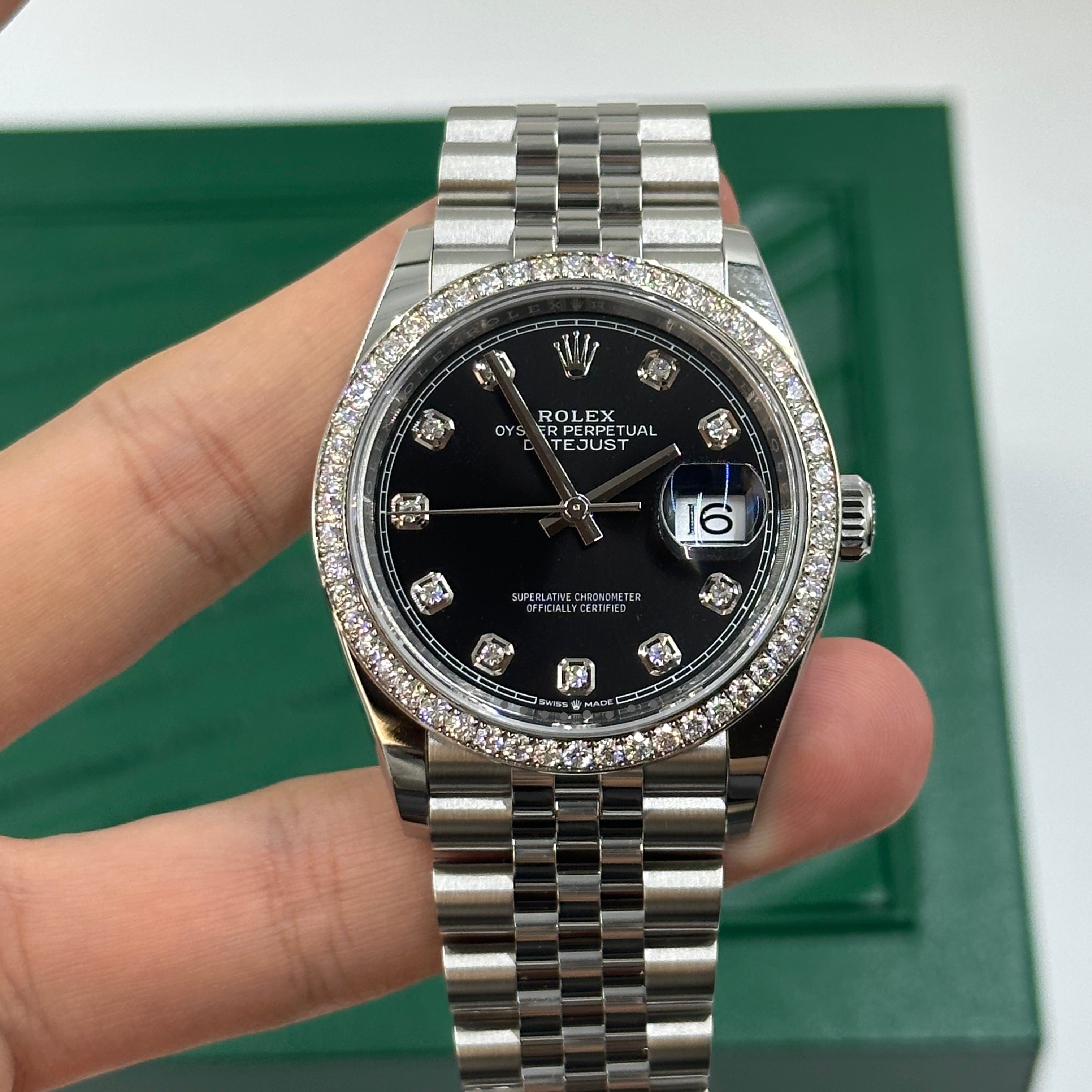 Rolex Datejust 36 126284RBR G Black Jubilee 2024