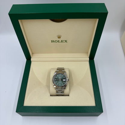 Rolex Datejust 41 126334 Mintgrüner Index Oyster 2025