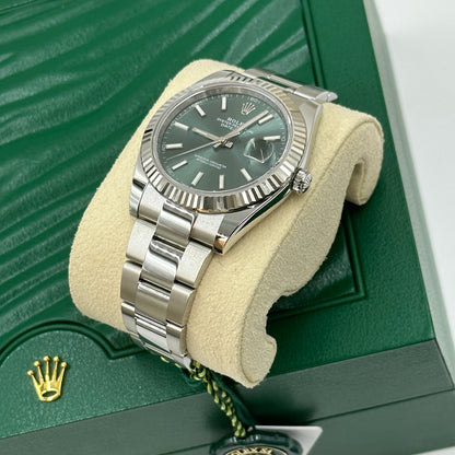 Rolex Datejust 41 126334 Mintgrüner Index Oyster 2025