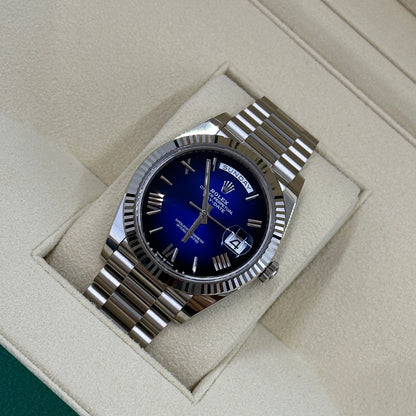 Rolex Day-Date 40 228239 Blue Roman Dial /ombré blue 2026