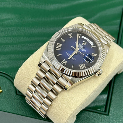 Rolex Day-Date 40 228239 Blue Roman Dial /ombré blue 2026