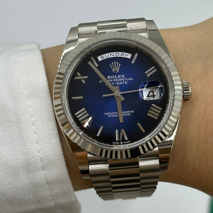 Rolex Day-Date 40 228239 Blue Roman Dial /ombré blue 2026