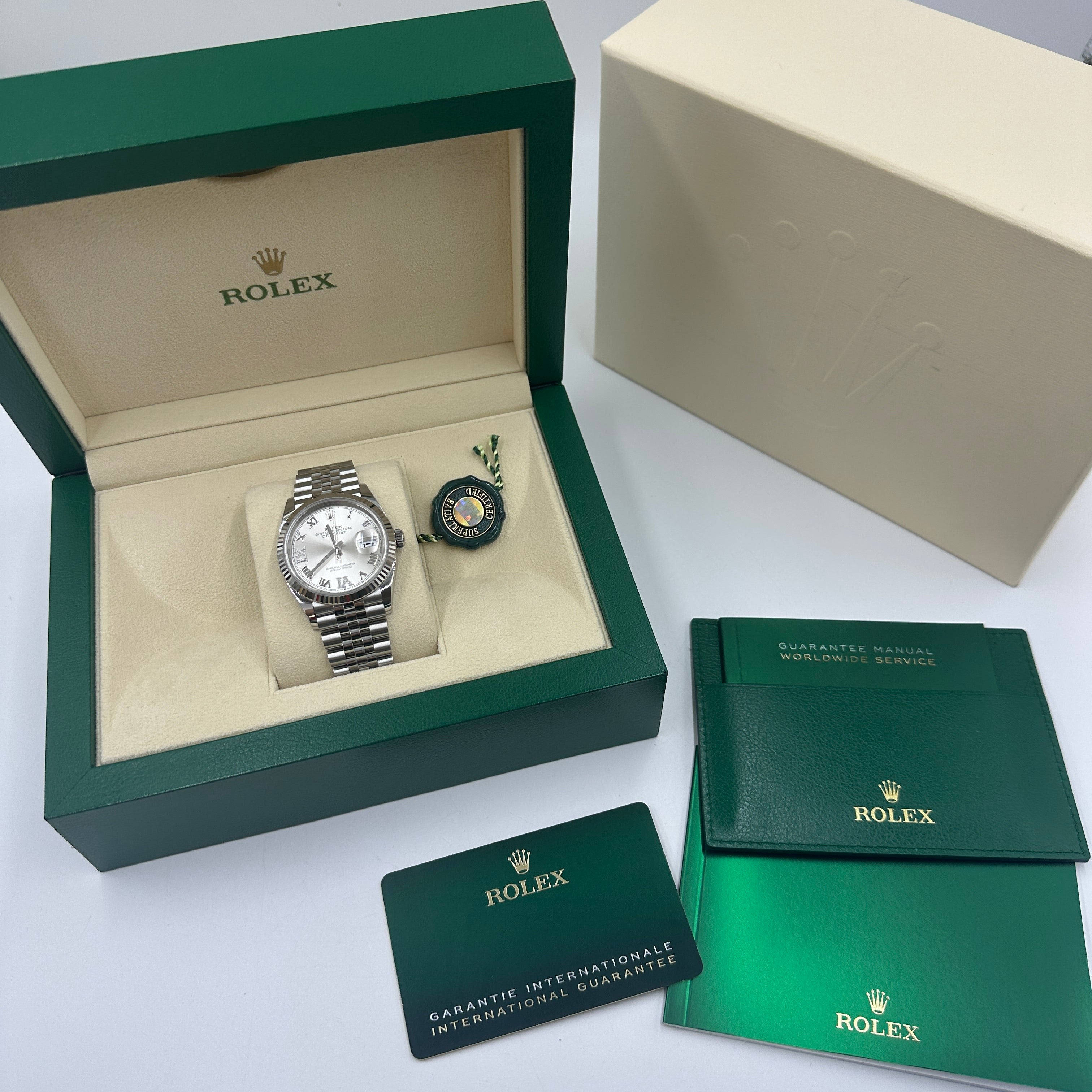 Rolex Datejust 36 126234 Silber VIIX Jubiläum 2025
