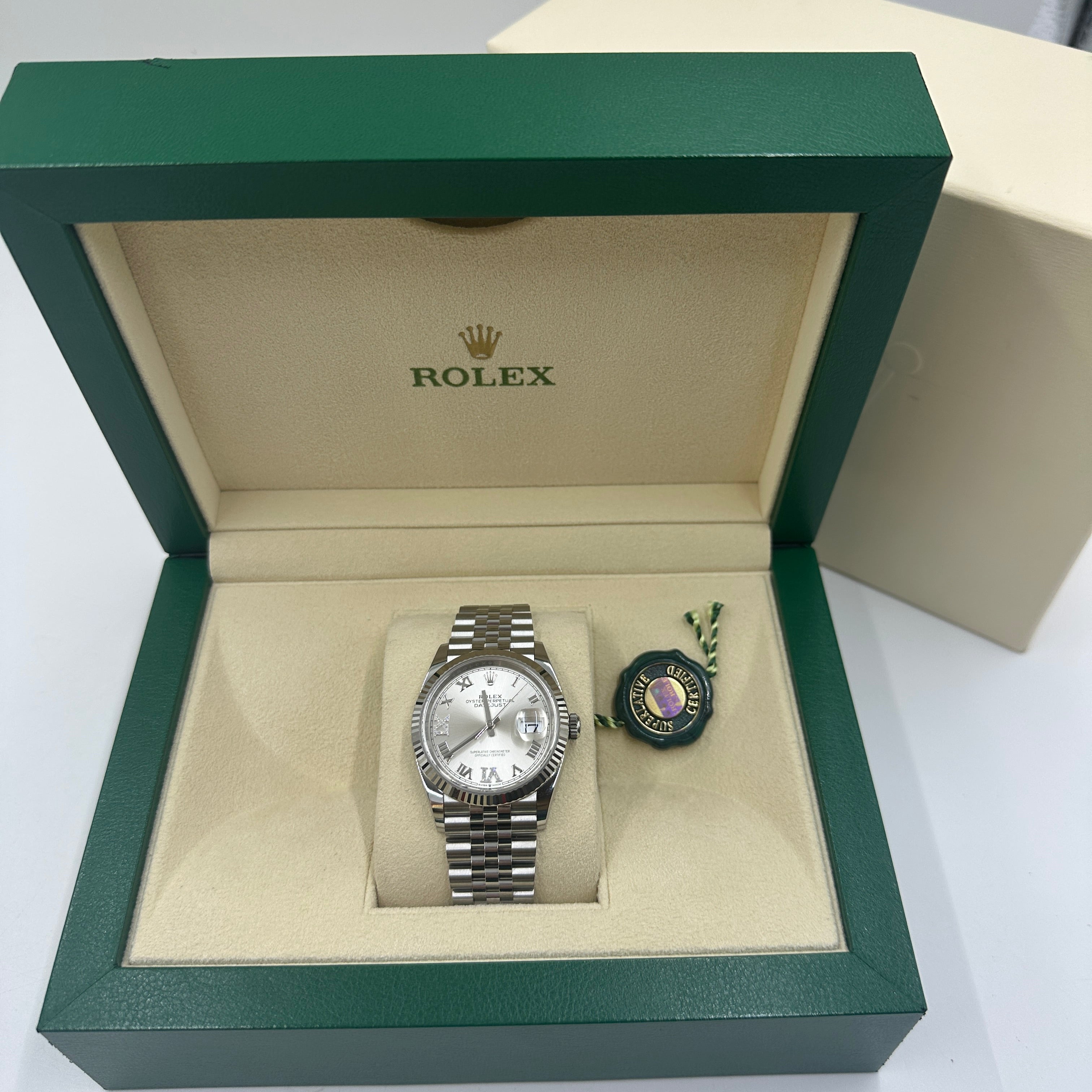 Rolex Datejust 36 126234 Silber VIIX Jubiläum 2025