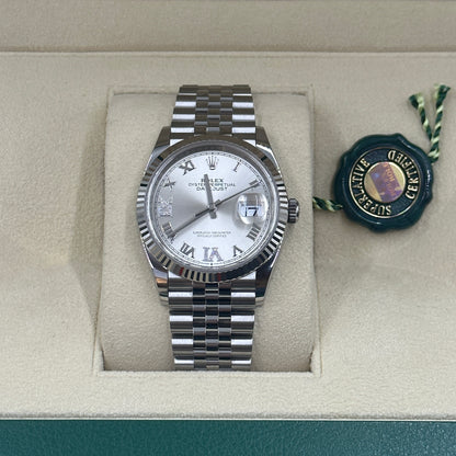 Rolex Datejust 36 126234 Silber VIIX Jubiläum 2025