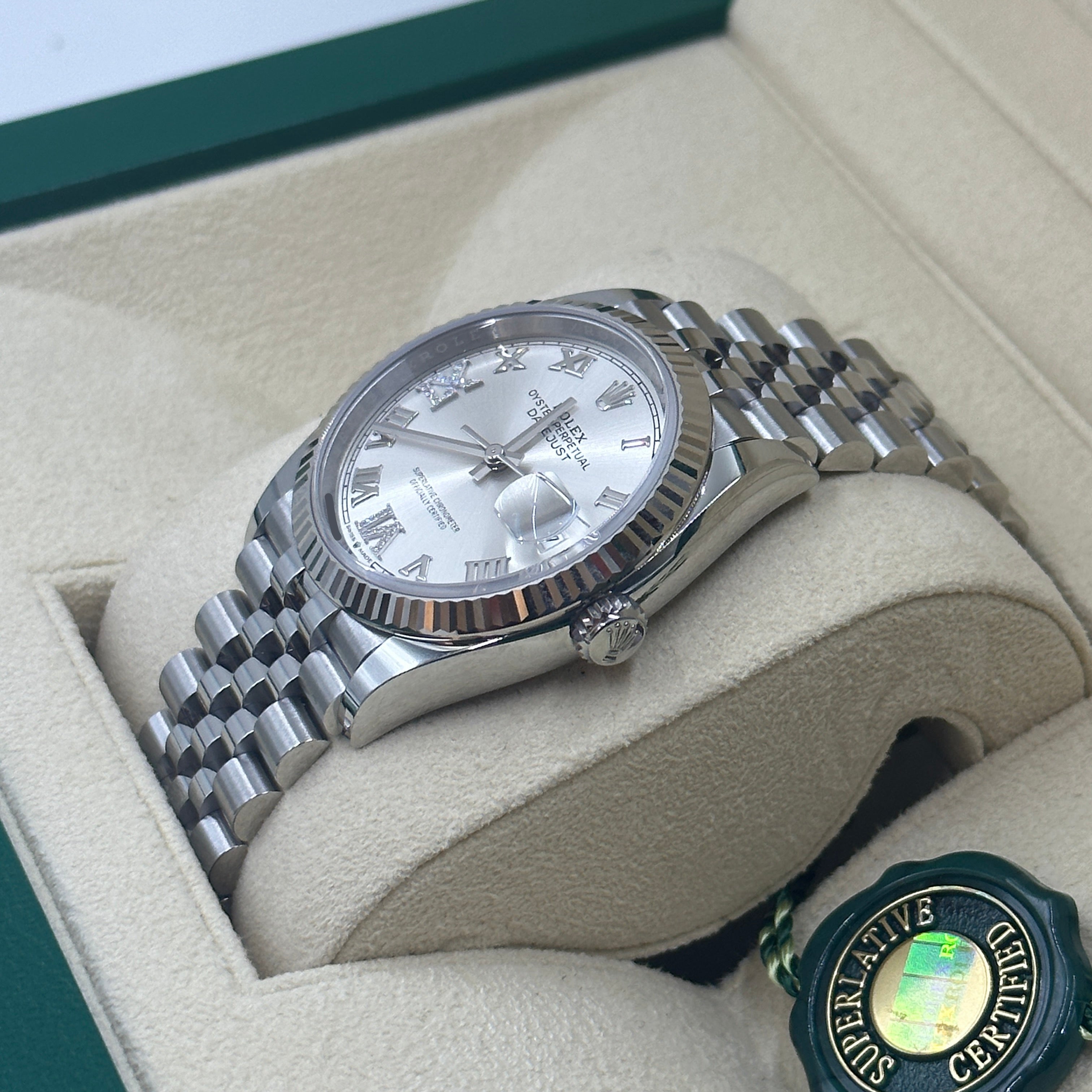 Rolex Datejust 36 126234 Silber VIIX Jubiläum 2025