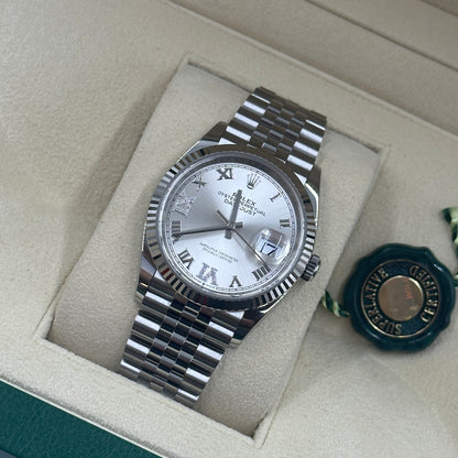 Rolex Datejust 36 126234 Silber VIIX Jubiläum 2025