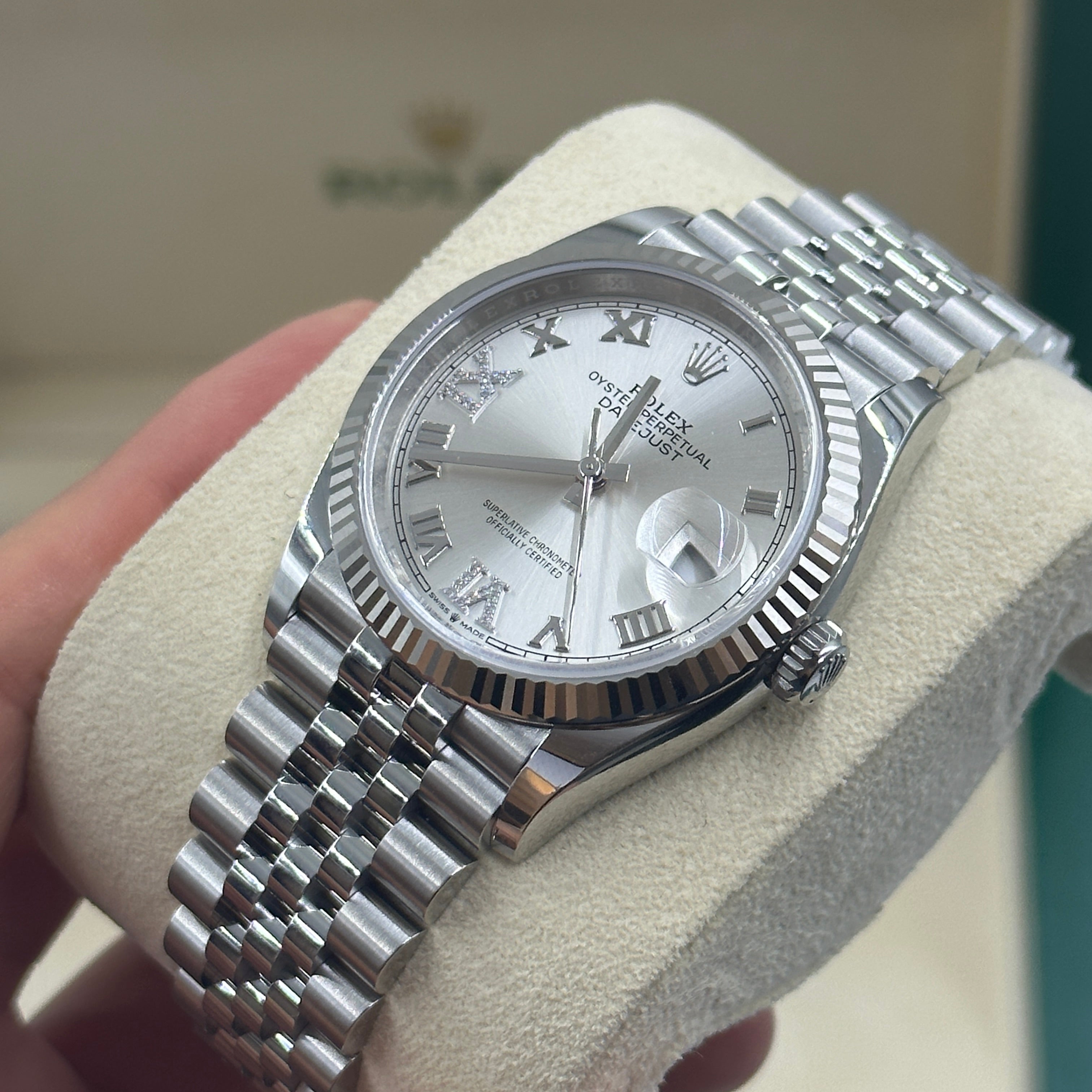 Rolex Datejust 36 126234 Silber VIIX Jubiläum 2025