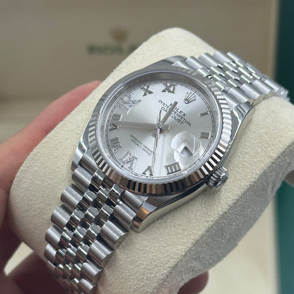 Rolex Datejust 36 126234 Silber VIIX Jubiläum 2025