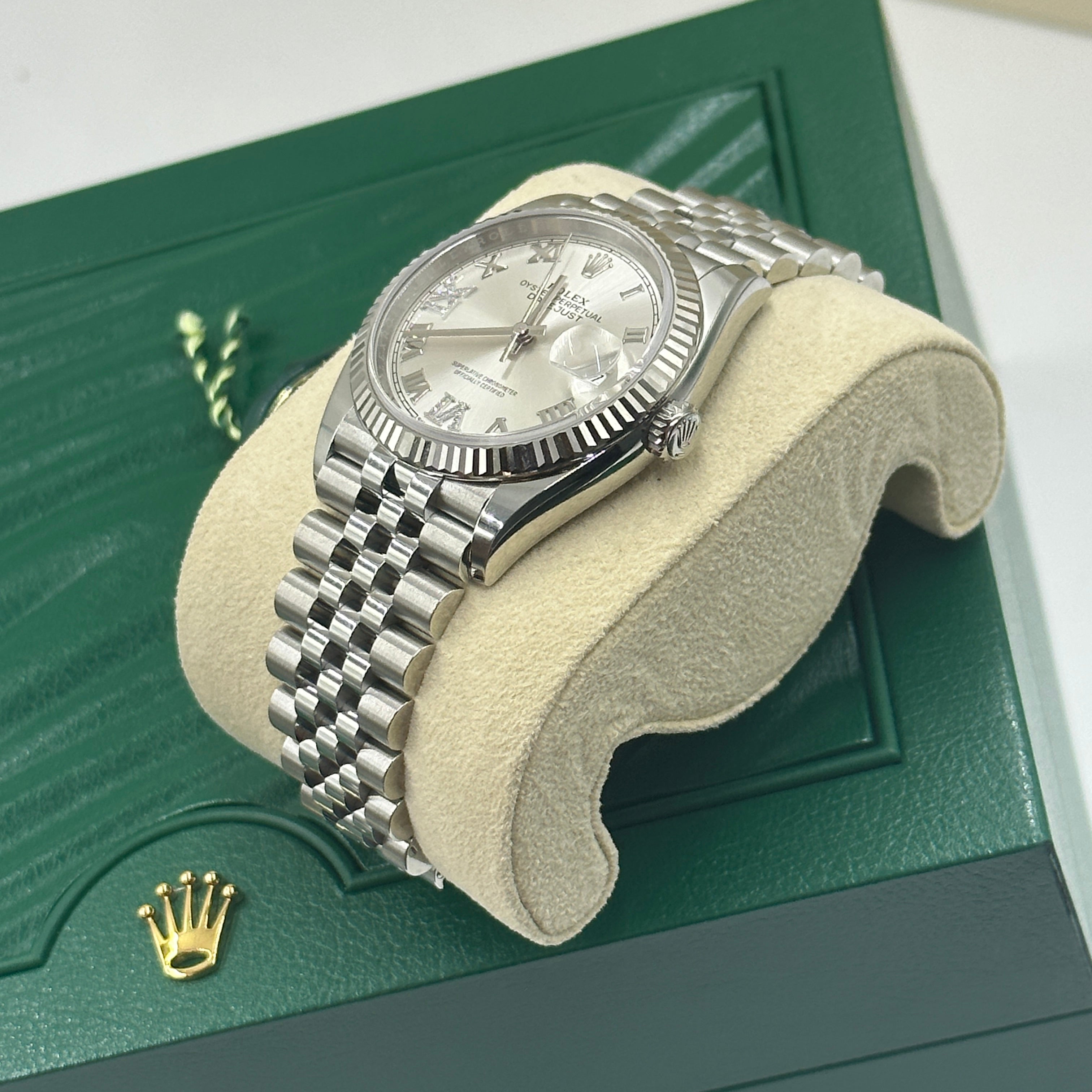 Rolex Datejust 36 126234 Silber VIIX Jubiläum 2025