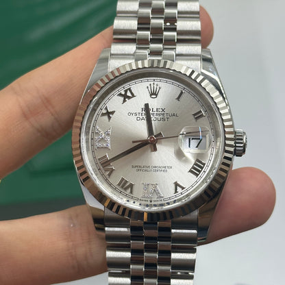 Rolex Datejust 36 126234 Silber VIIX Jubiläum 2025