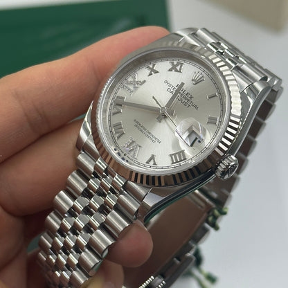 Rolex Datejust 36 126234 Silber VIIX Jubiläum 2025