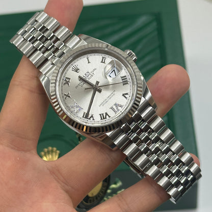 Rolex Datejust 36 126234 Silber VIIX Jubiläum 2025