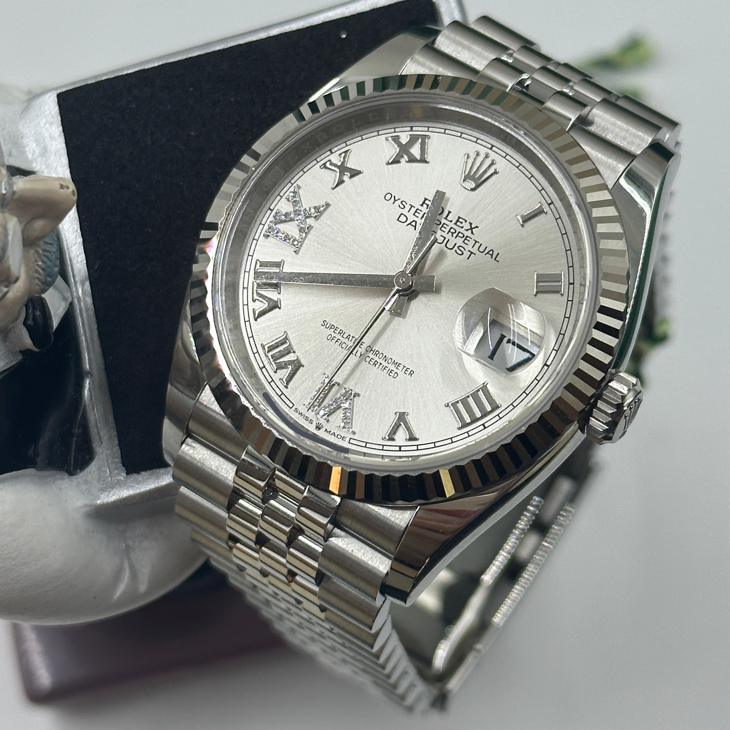Rolex Datejust 36 126234 Silber VIIX Jubiläum 2025