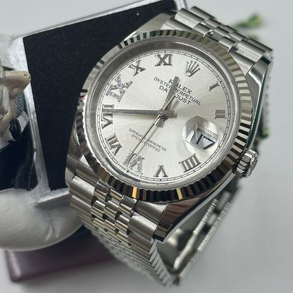 Rolex Datejust 36 126234 Silber VIIX Jubiläum 2025