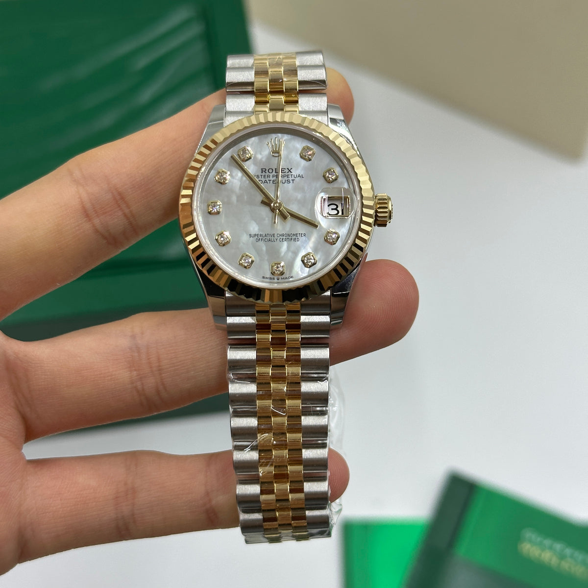 Rolex Datejust 31 278273NG White Jubilee 2026