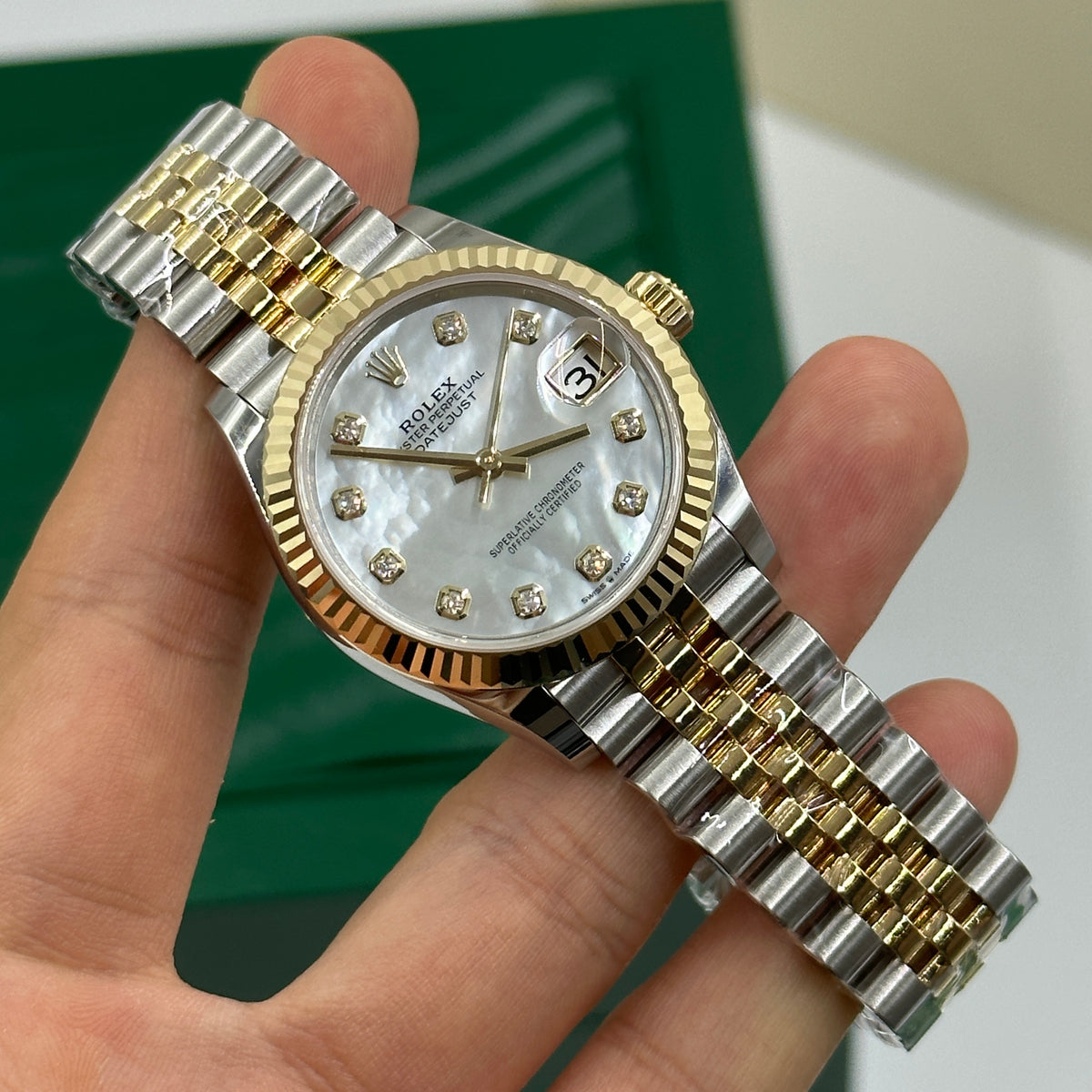 Rolex Datejust 31 278273NG White Jubilee 2026
