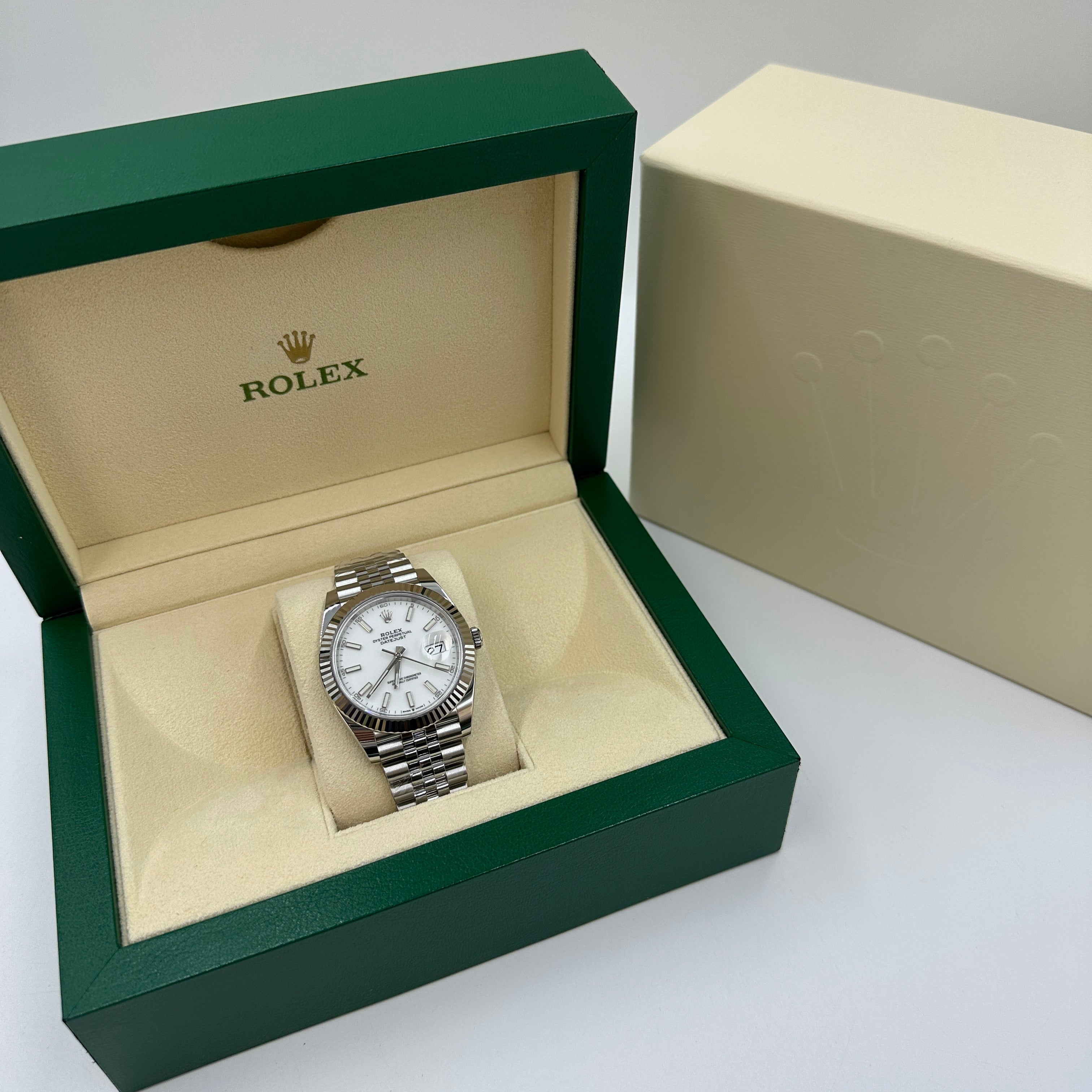 Rolex Datejust 41 126334 Weißer Index Jubilee 2025