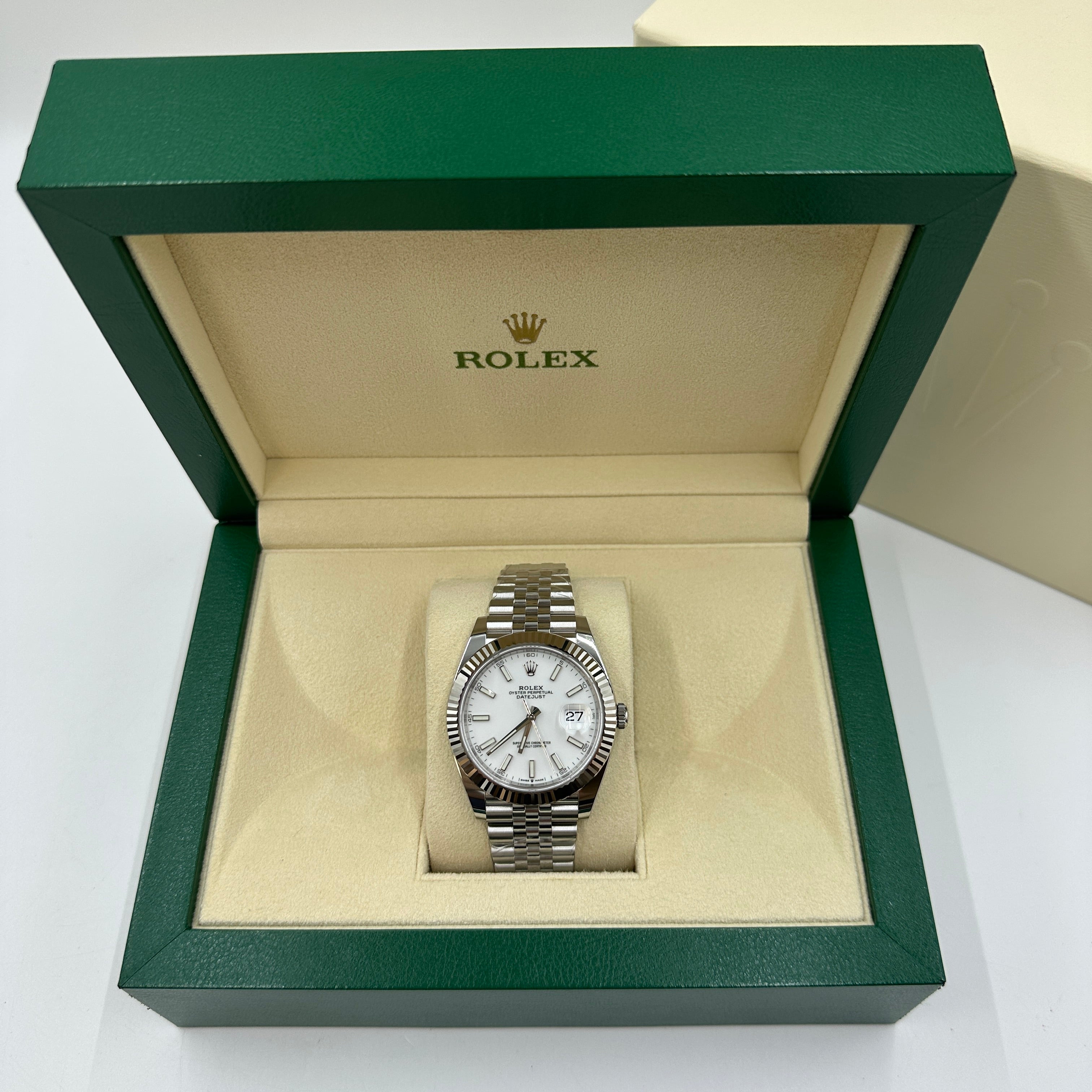 Rolex Datejust 41 126334 Weißer Index Jubilee 2025