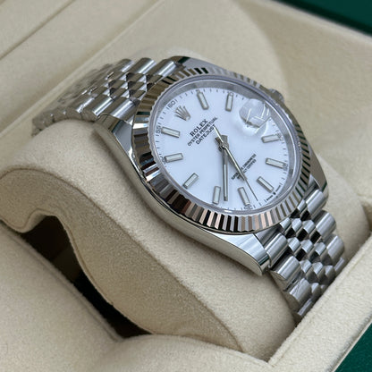 Rolex Datejust 41 126334 Weißer Index Jubilee 2025