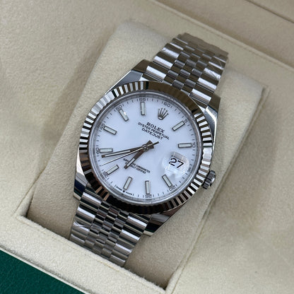 Rolex Datejust 41 126334 Weißer Index Jubilee 2025