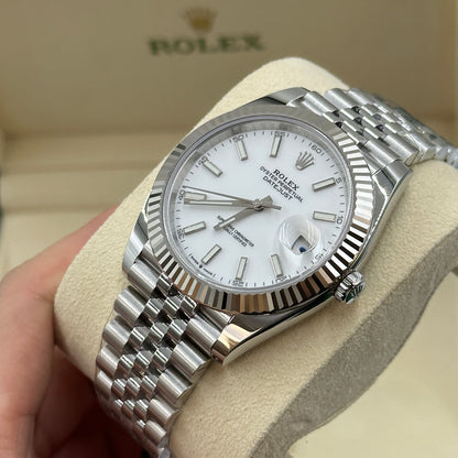Rolex Datejust 41 126334 Weißer Index Jubilee 2025