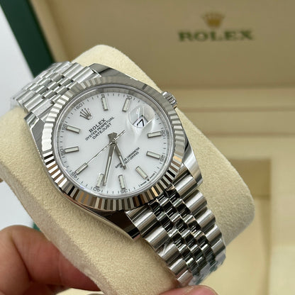 Rolex Datejust 41 126334 Weißer Index Jubilee 2025