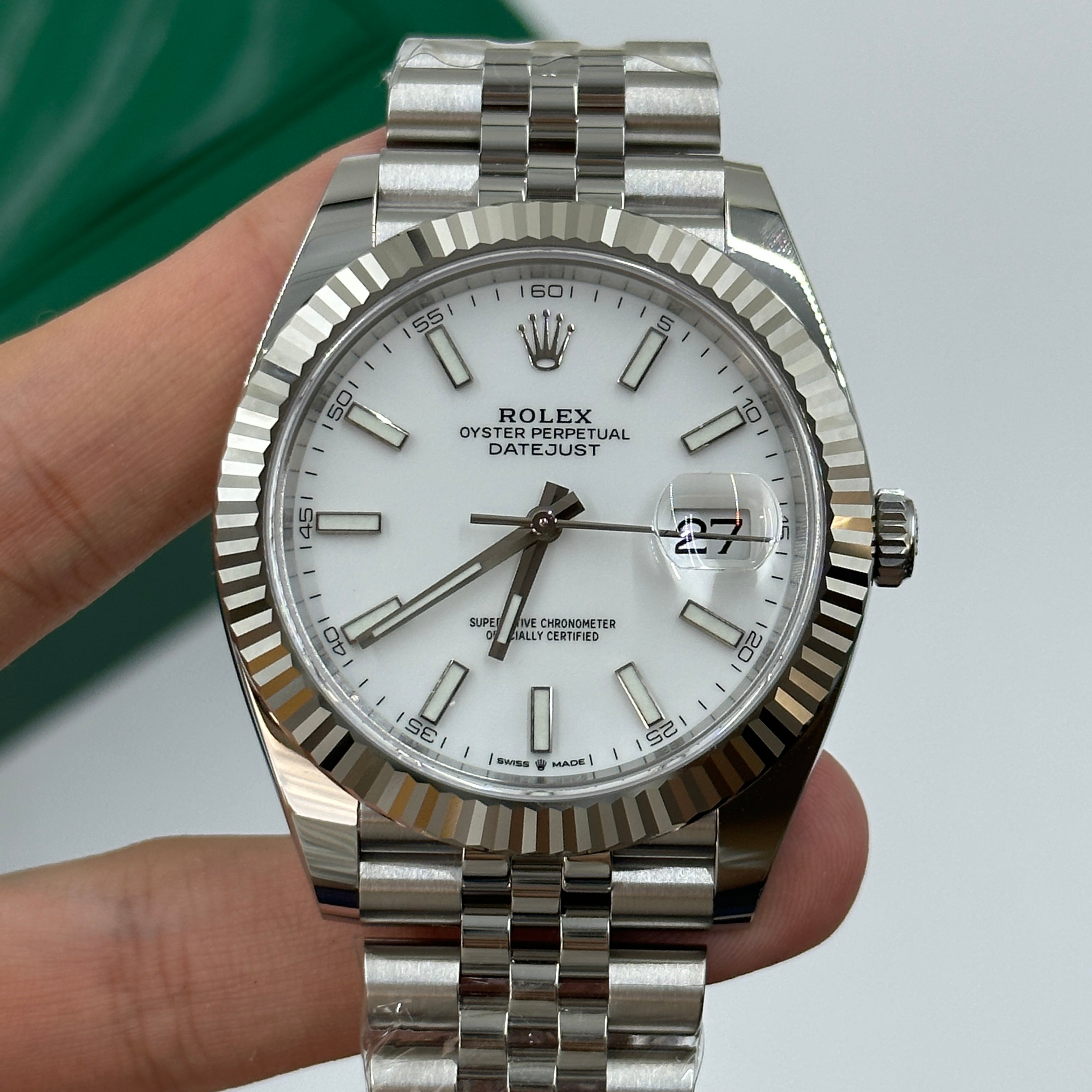 Rolex Datejust 41 126334 Weißer Index Jubilee 2025