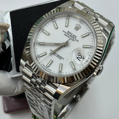 Rolex Datejust 41 126334 Weißer Index Jubilee 2025