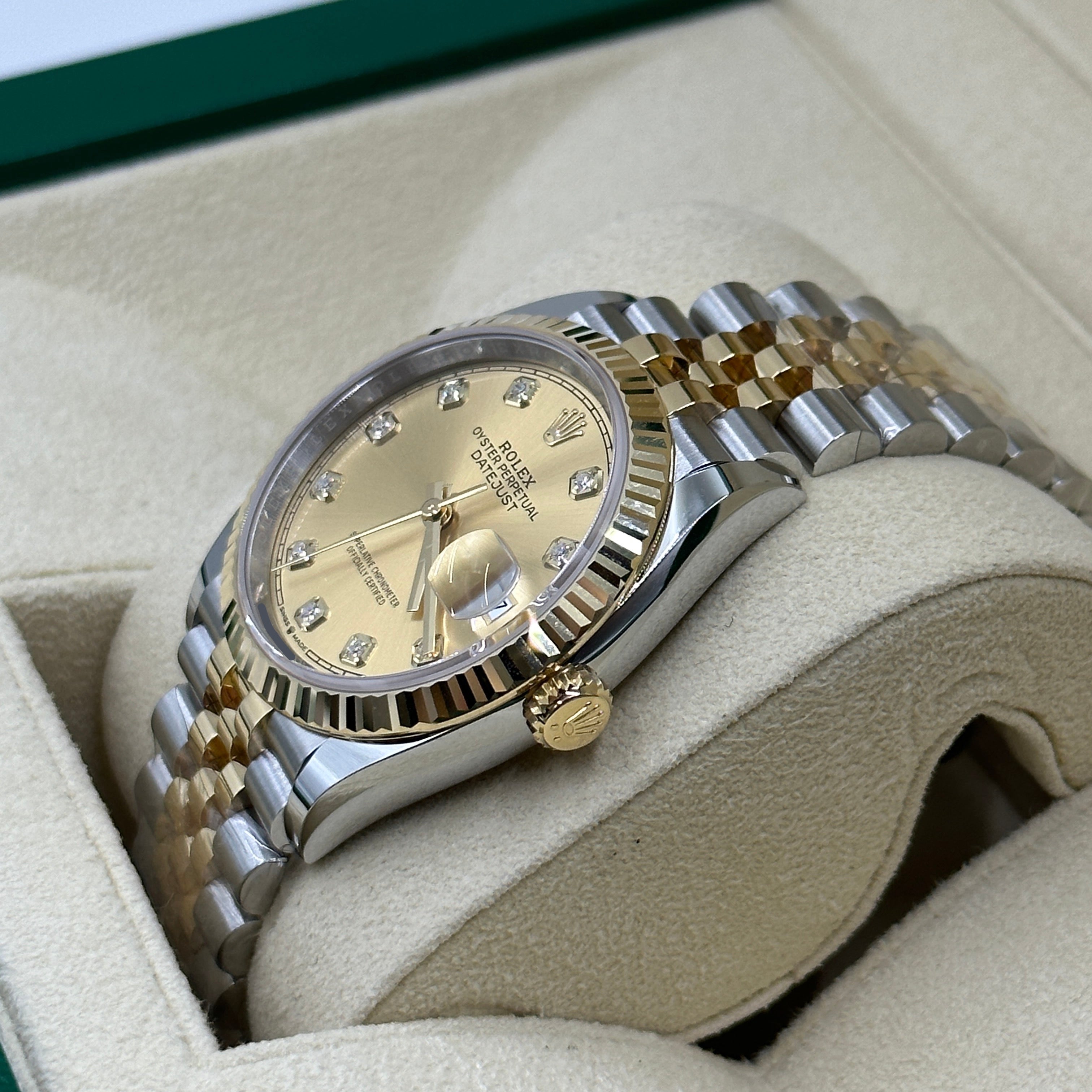 Rolex Datejust 36 126233G Champ Jubilee 2025
