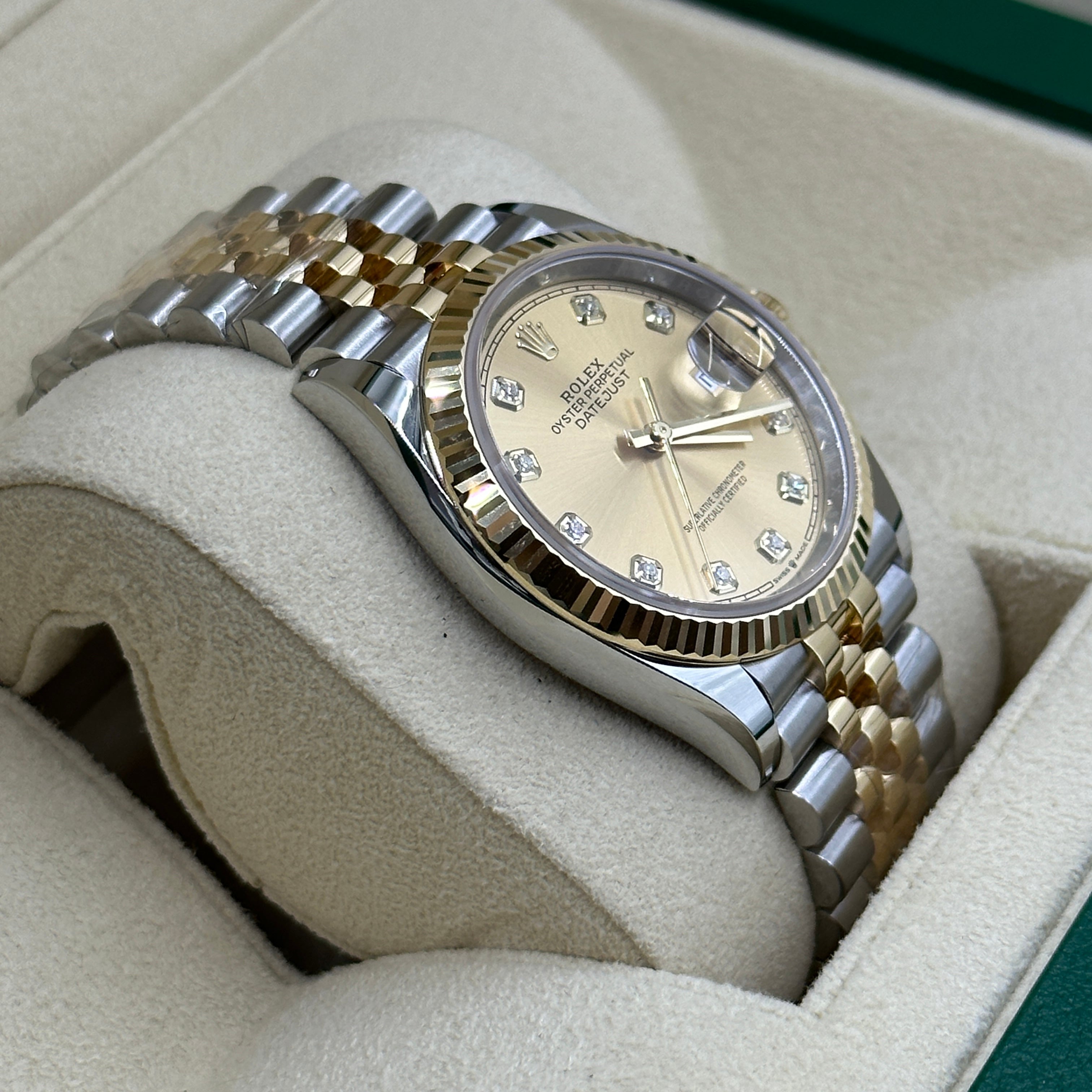 Rolex Datejust 36 126233G Champ Jubilee 2025