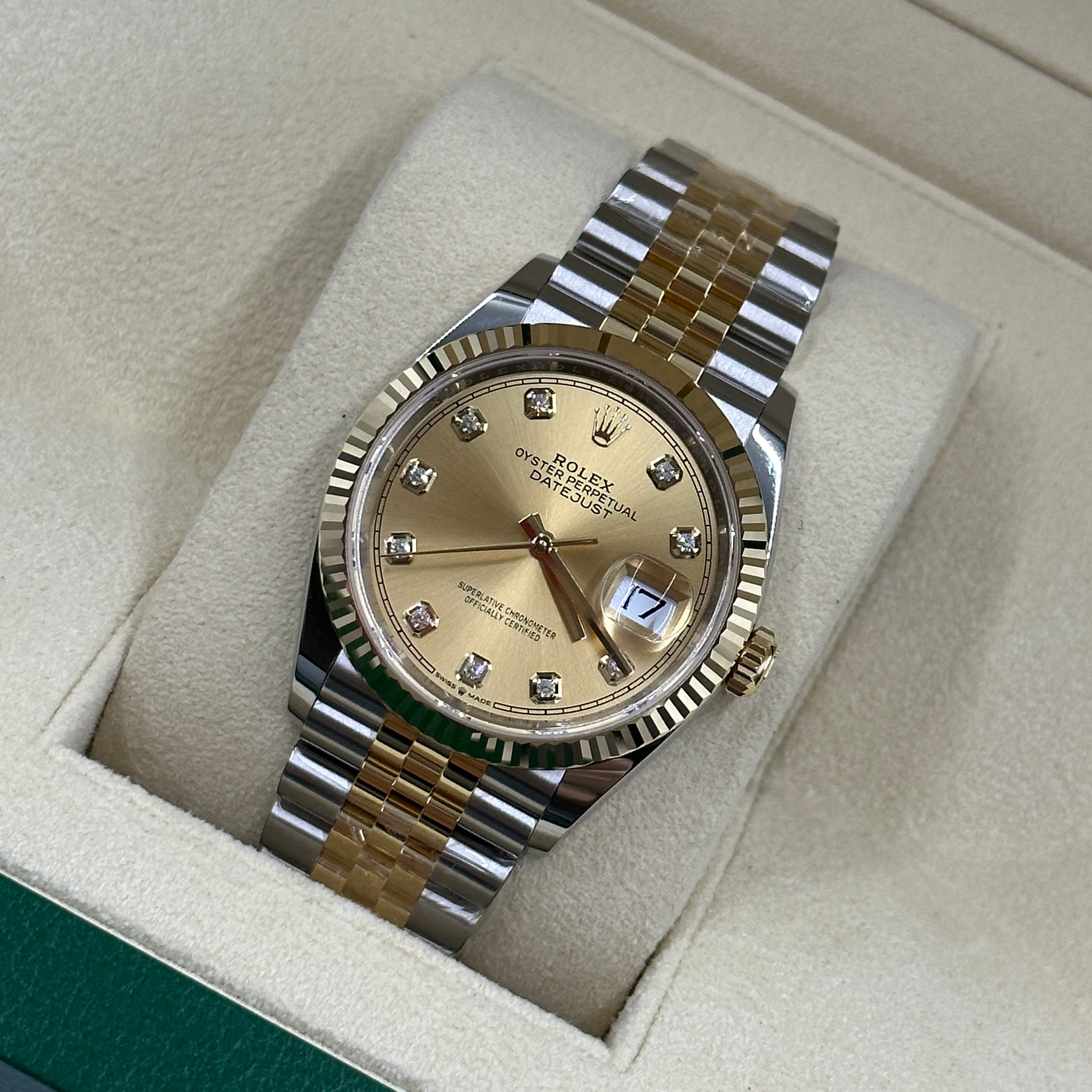 Rolex Datejust 36 126233G Champ Jubilee 2025