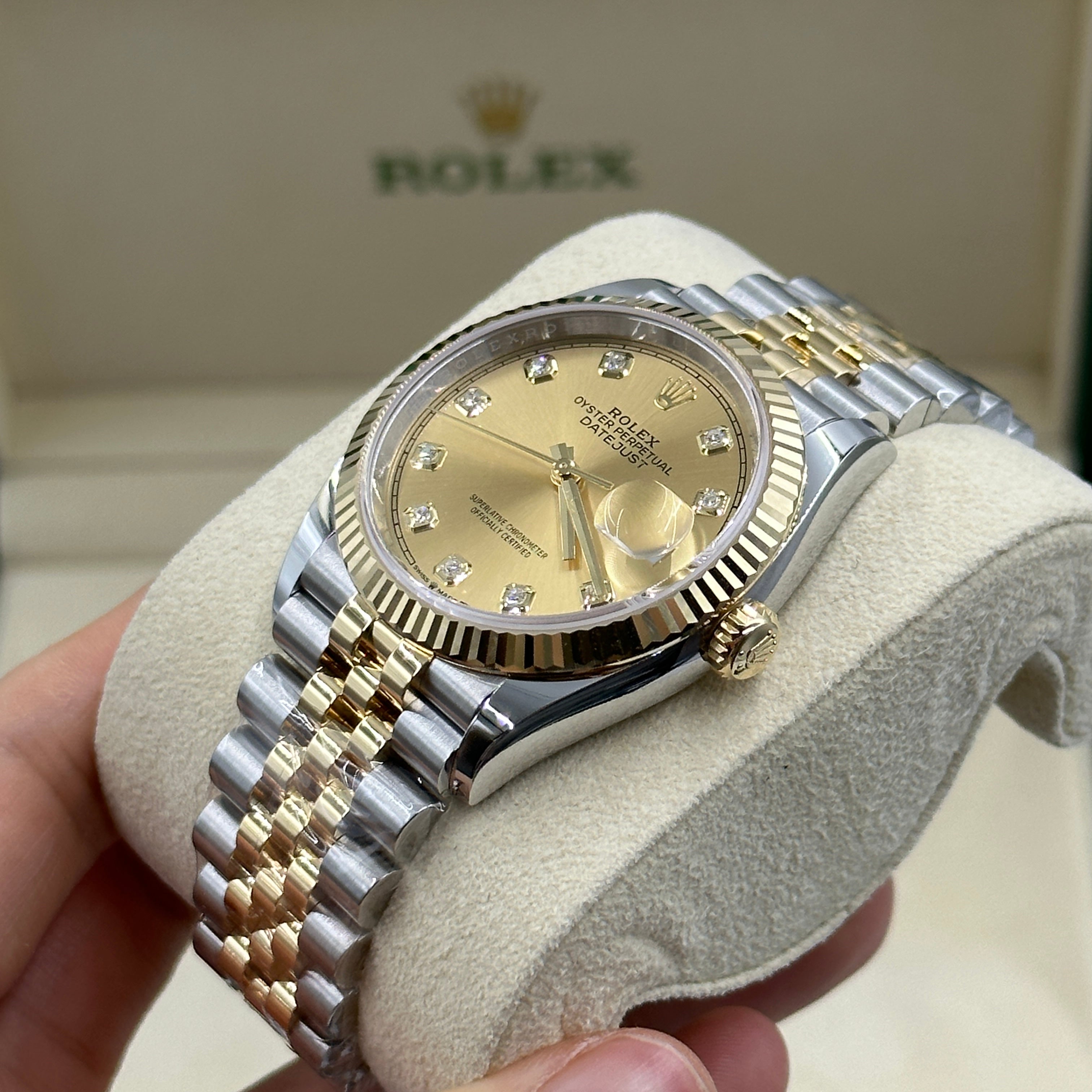 Rolex Datejust 36 126233G Champ Jubilee 2025