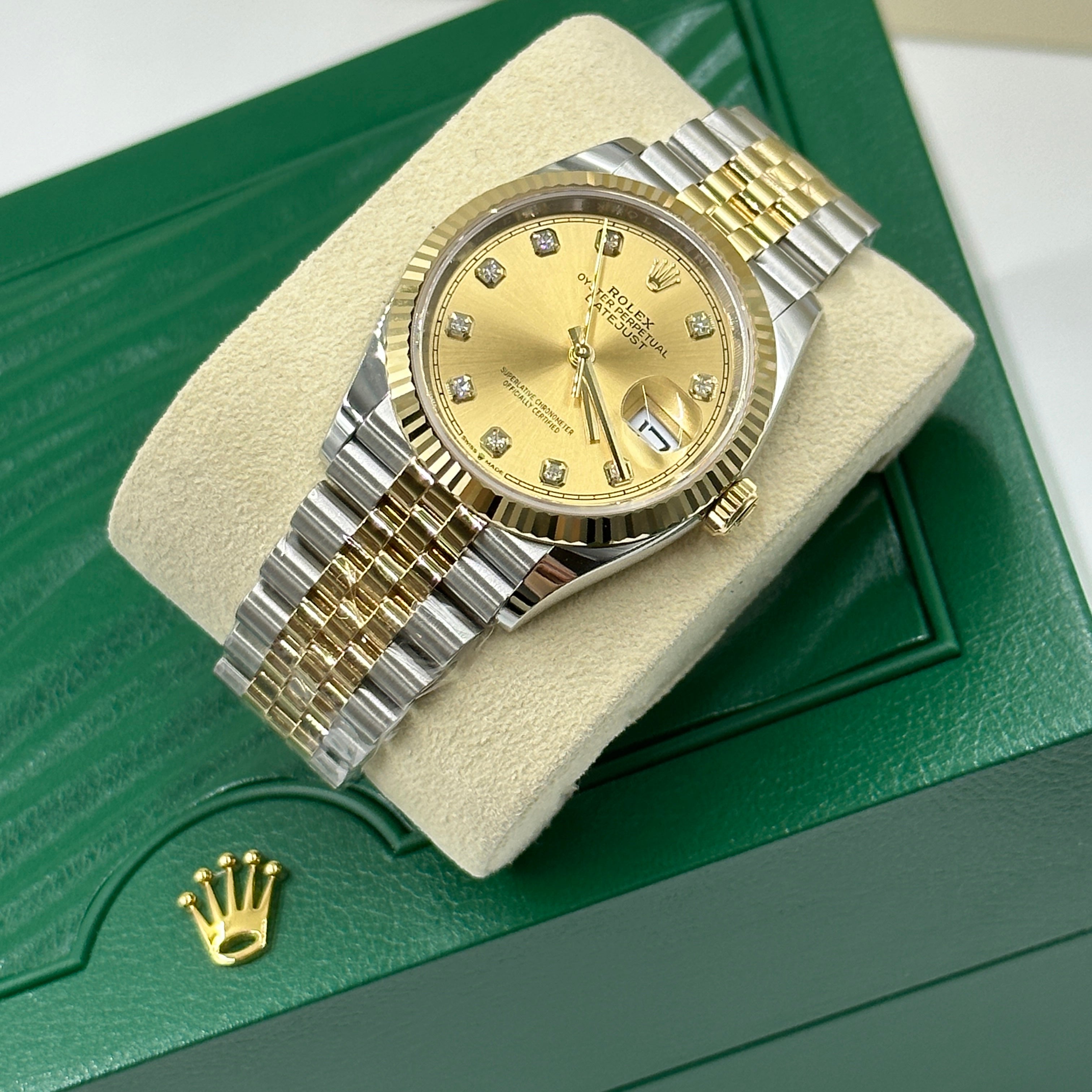 Rolex Datejust 36 126233G Champ Jubilee 2025
