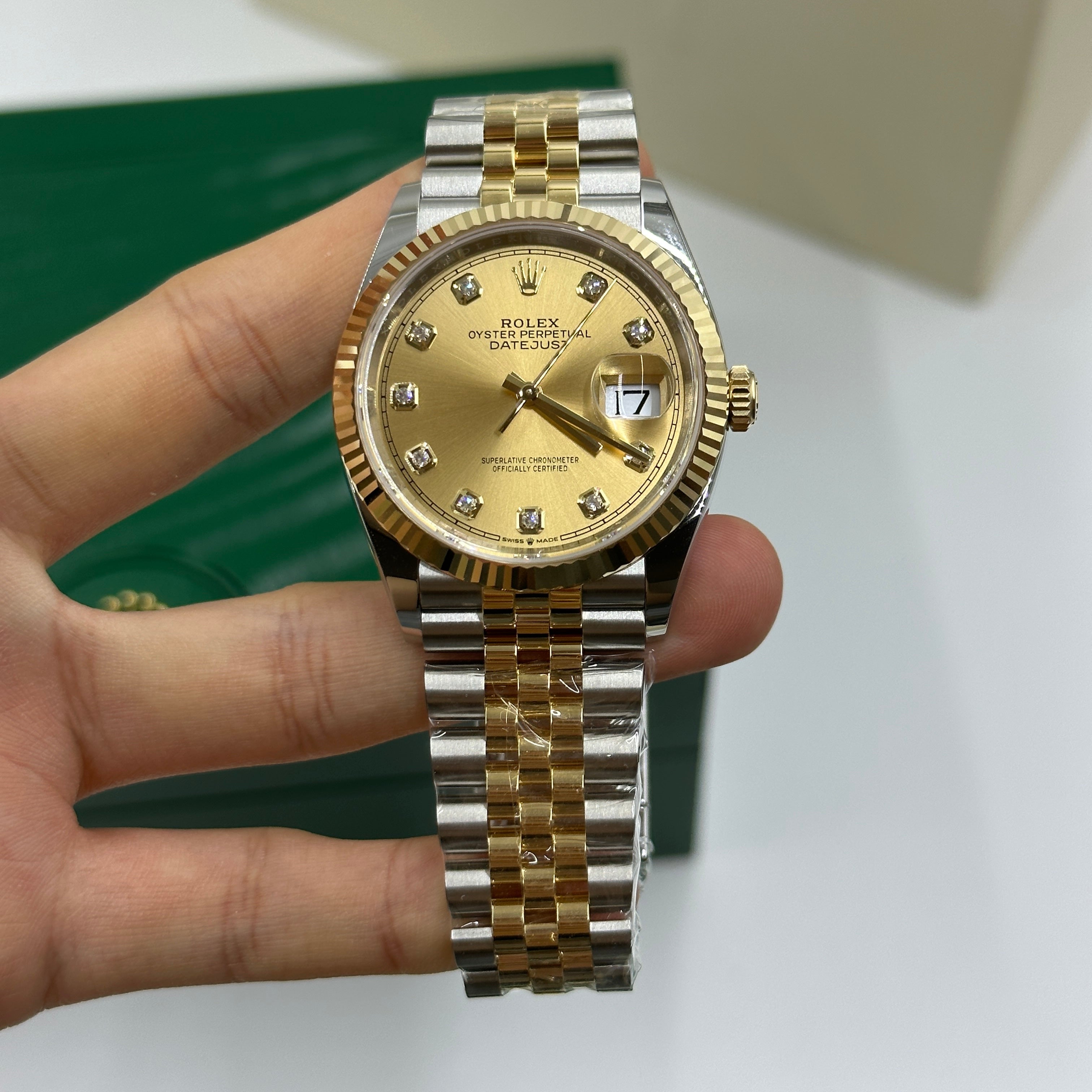 Rolex Datejust 36 126233G Champ Jubilee 2025