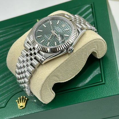Rolex Datejust 41 126334 Mintgrün Index Jubilee 2025