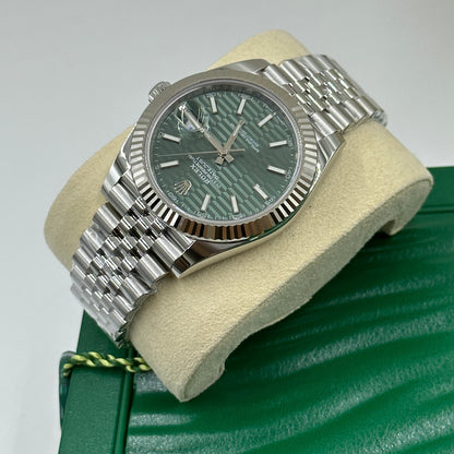 Rolex Datejust 41 126334 Mintgrün Index Jubilee 2025