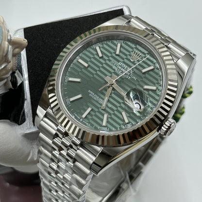 Rolex Datejust 41 126334 Mintgrün Index Jubilee 2025