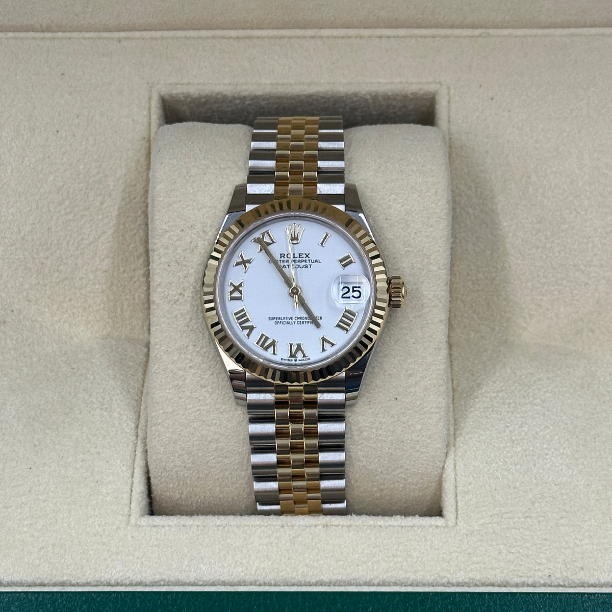 Rolex Datejust 31 278273 White Roman Jubilee 2025