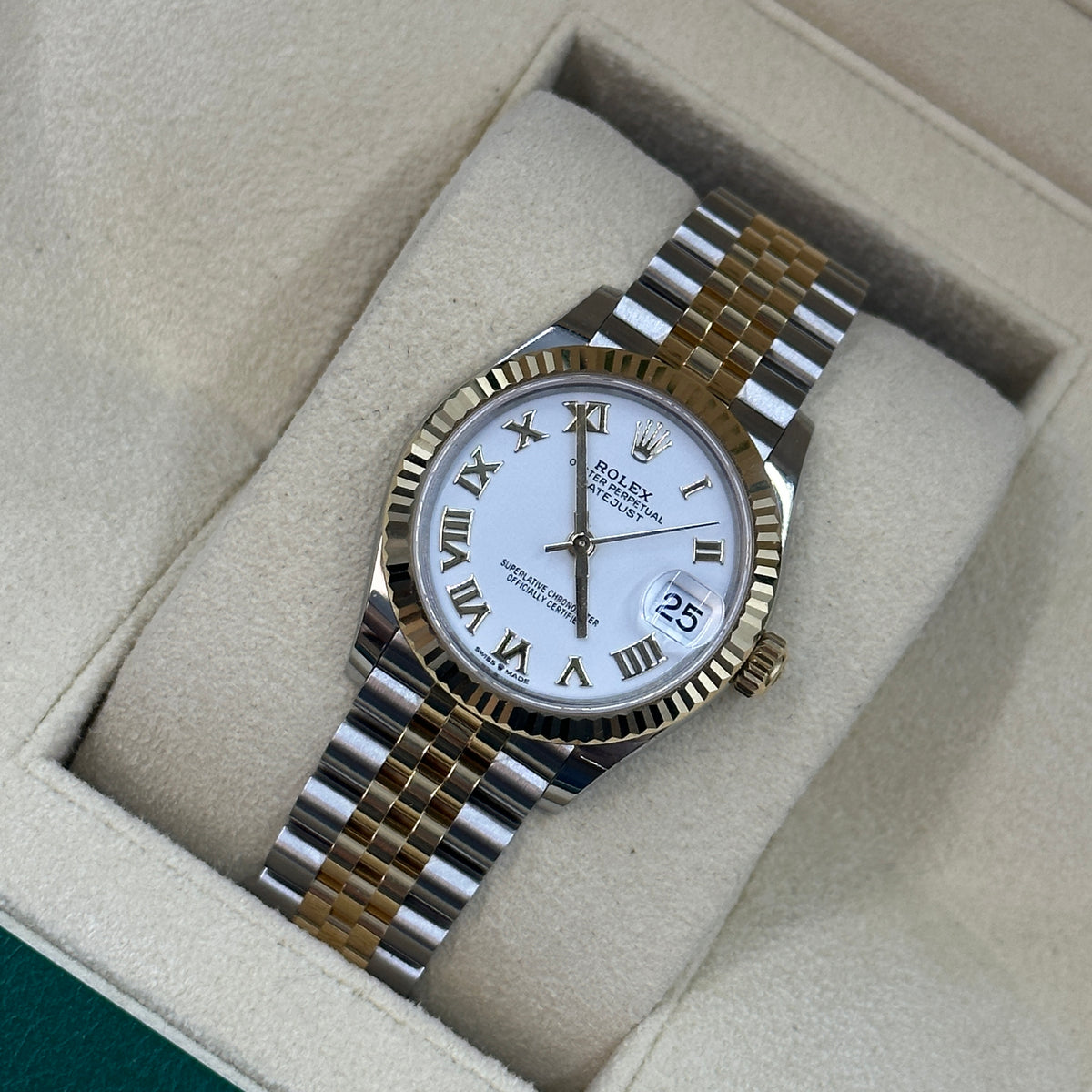 Rolex Datejust 31 278273 White Roman Jubilee 2025
