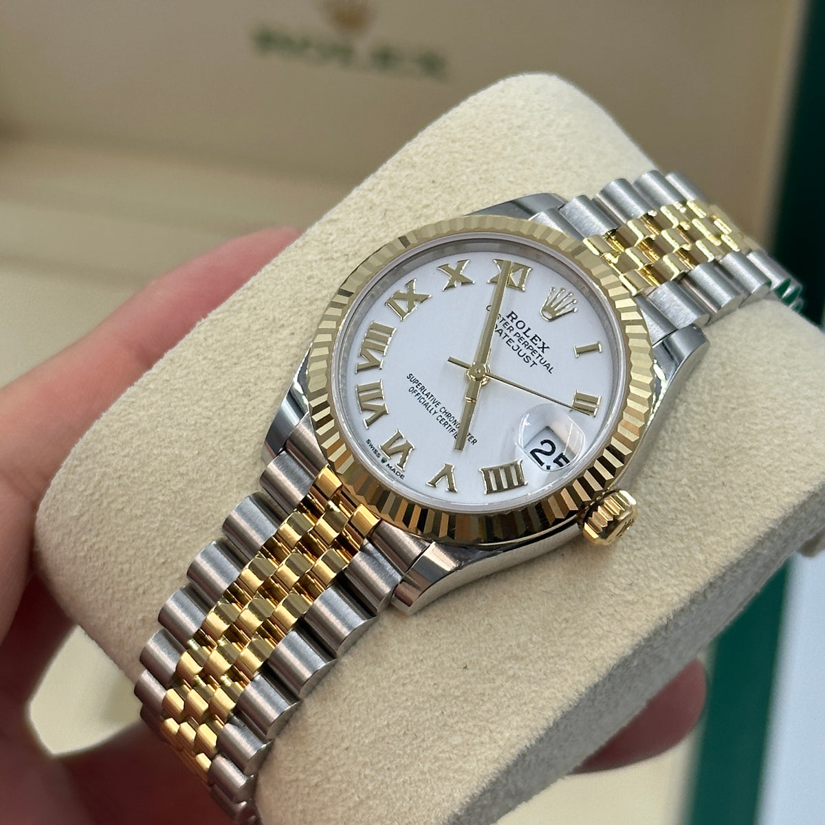 Rolex Datejust 31 278273 White Roman Jubilee 2026
