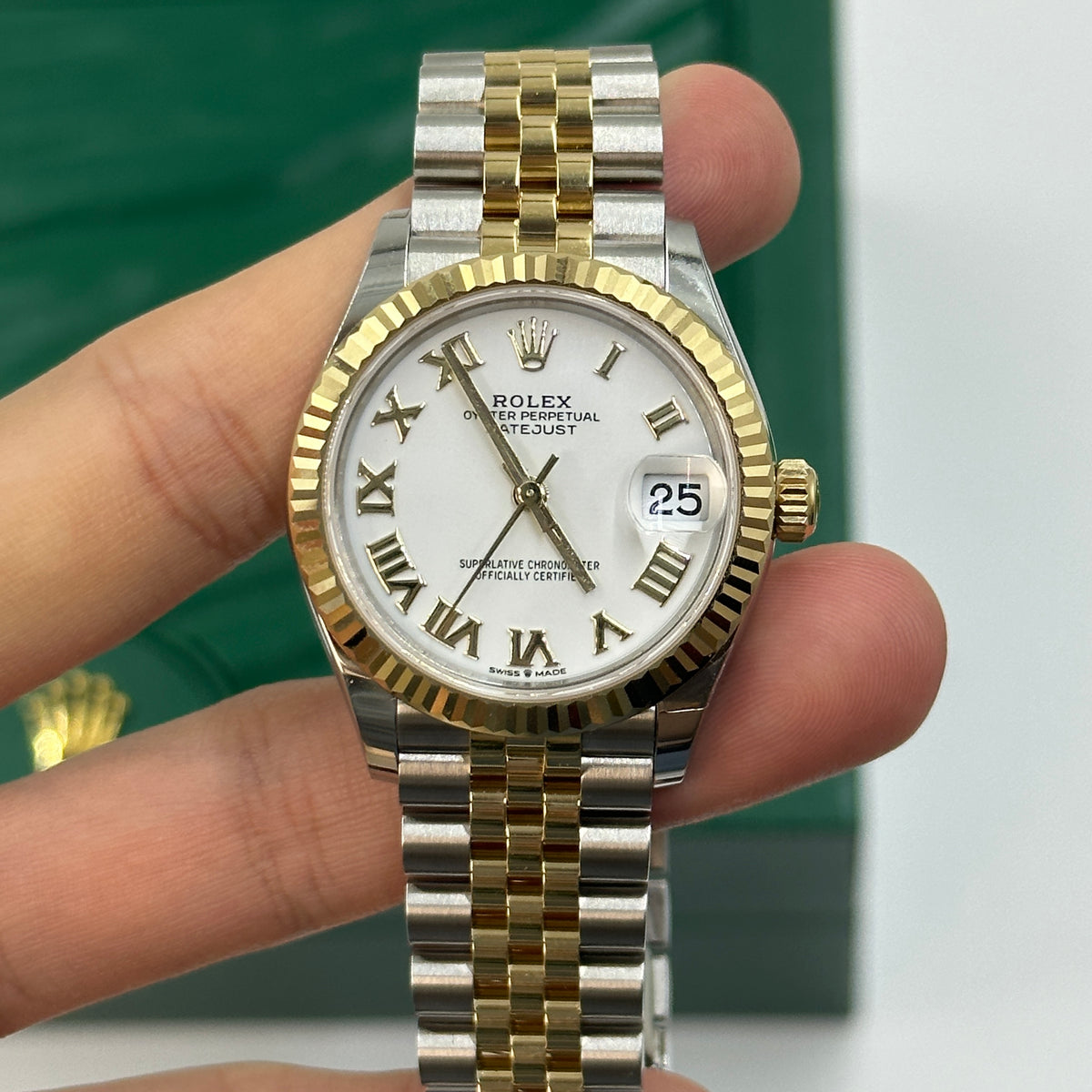 Rolex Datejust 31 278273 White Roman Jubilee 2025